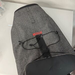 Netflix Charcoal and Black Men's Backpack